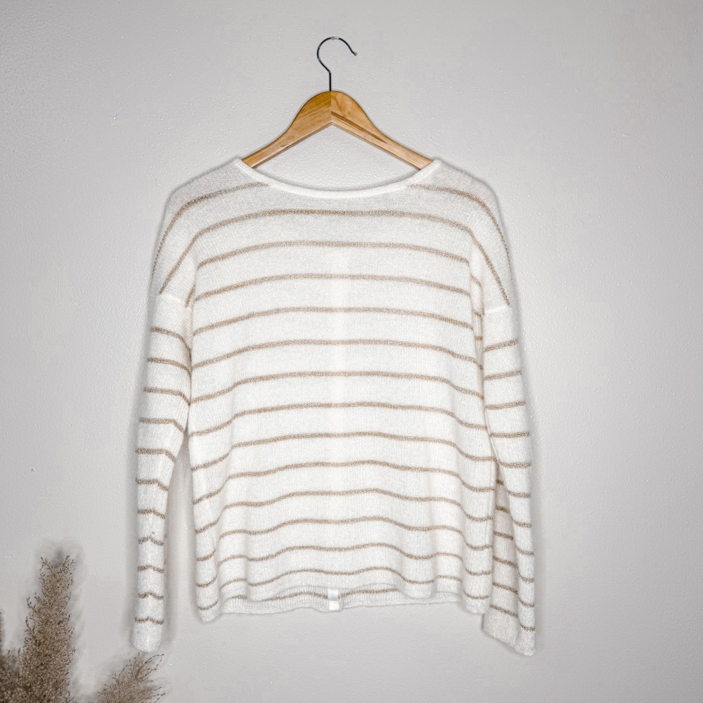 Sezane | Gaspard Cardigan in Ecru Gold, size medium - Picture 7 of 12
